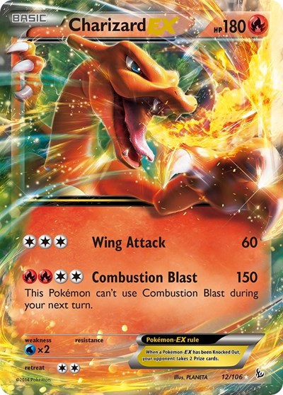 Charizard EX #12, Flashfire