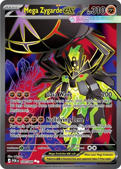 Mega Zygarde ex #104, Perfect Order